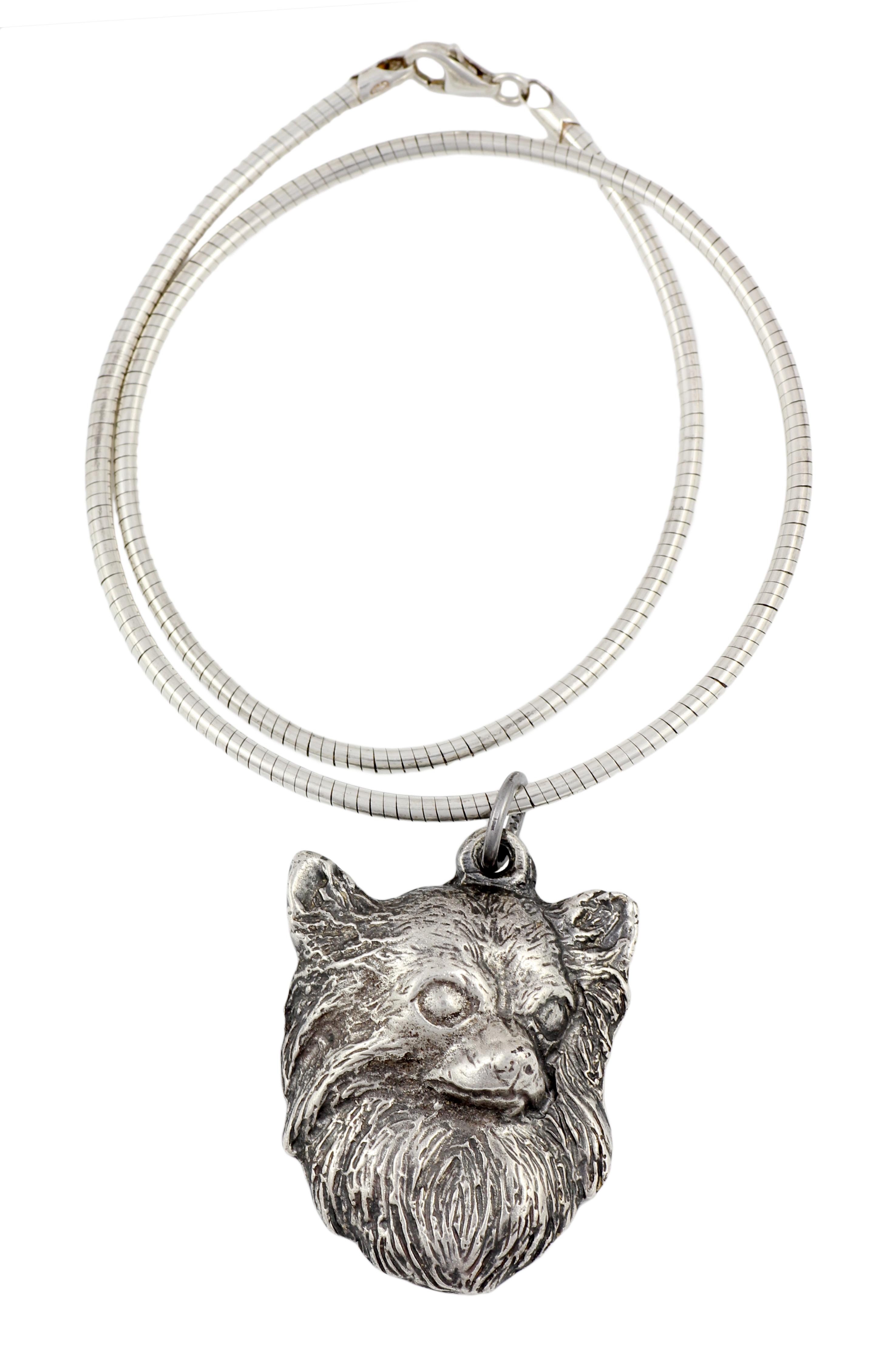 Chihuahua long-haired - Dog necklace, unique jewellery for the dog fan, unique adder pendant by Art-Dog brand срібний
Chihuahua long-haired - Dog necklace, unique jewellery for the dog fan, unique adder pendant by Art-Dog brand срібний