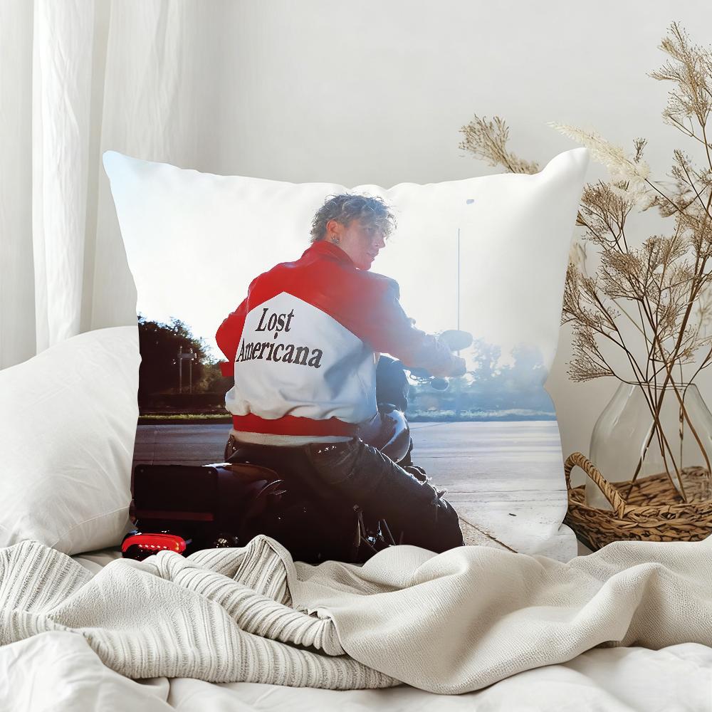 Singer MMachineGun KKelly MGK Lost Americana Pillow Case Bedroom Sofa Living Room Backrest Decoration Square Cushion Nap Time 30x30 cm
Singer MMachineGun KKelly MGK Lost Americana Pillow Case Bedroom Sofa Living Room Backrest Decoration Square Cushion Nap Time 30x30 cm