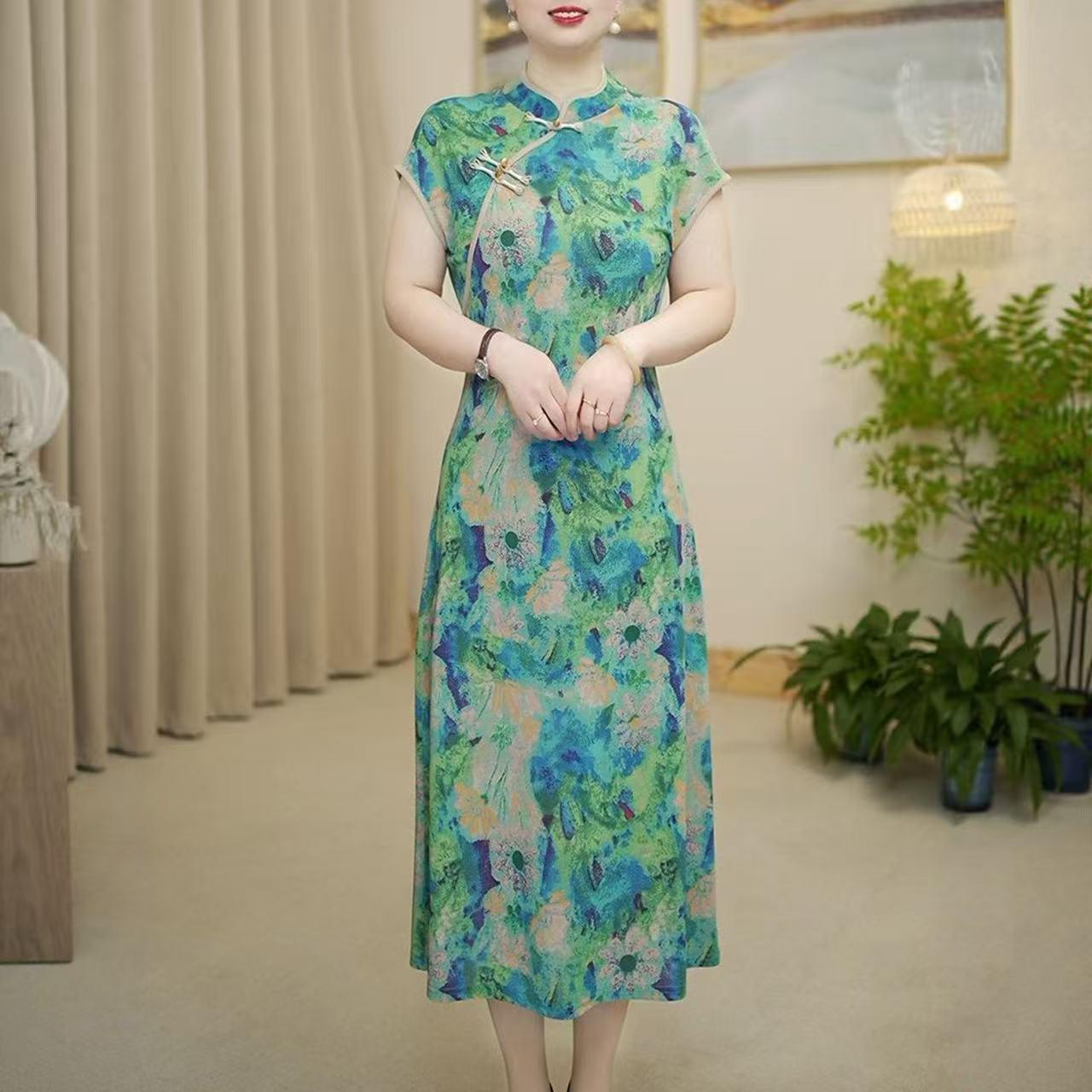 Summer 2026 Chinese Guofeng Qipao: Retro Ruffled Sleeve, Mid-Length Women s Dress 3XL (recommended 57.5-65 kg) зелений
Summer 2026 Chinese Guofeng Qipao: Retro Ruffled Sleeve, Mid-Length Women s Dress 3XL (recommended 57.5-65 kg) зелений