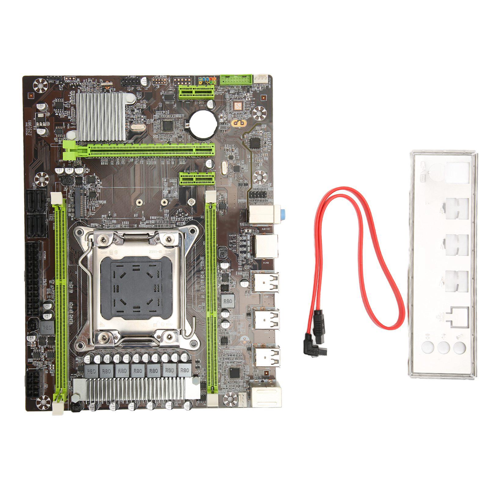 Материнська плата DDR3 1 PCIe X16 4 SATA2.0 двоканальний DDR3 8 USB2.0 8-фазне живлення LGA2011
Материнська плата DDR3 1 PCIe X16 4 SATA2.0 двоканальний DDR3 8 USB2.0 8-фазне живлення LGA2011