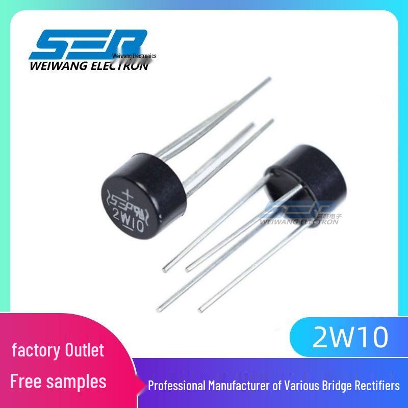 SEP Brand 2W10 DIP-4 2A/1000V Round Bridge Rectifier Stack
SEP Brand 2W10 DIP-4 2A/1000V Round Bridge Rectifier Stack