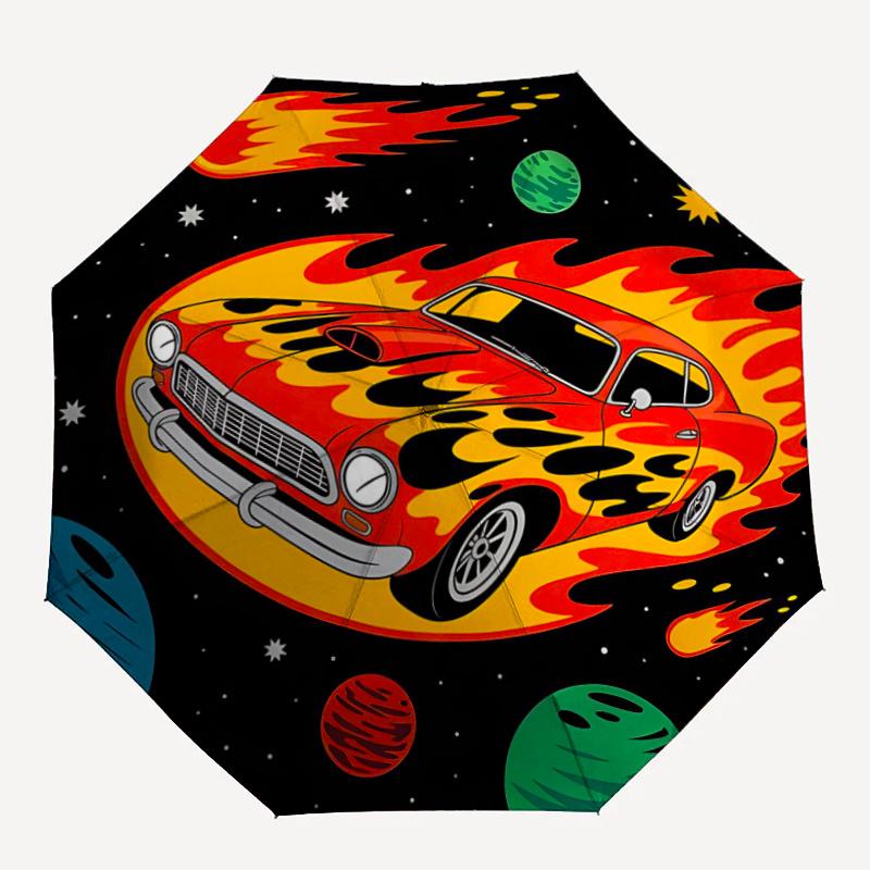 1pc Cosmic Car Flame Wheels Automatic Open/close Umbrella, 8-Rib sturdy structure, Portable Travel Umbrella, Parties, Everyday Useb056
1pc Cosmic Car Flame Wheels Automatic Open/close Umbrella, 8-Rib sturdy structure, Portable Travel Umbrella, Parties, Everyday Useb056