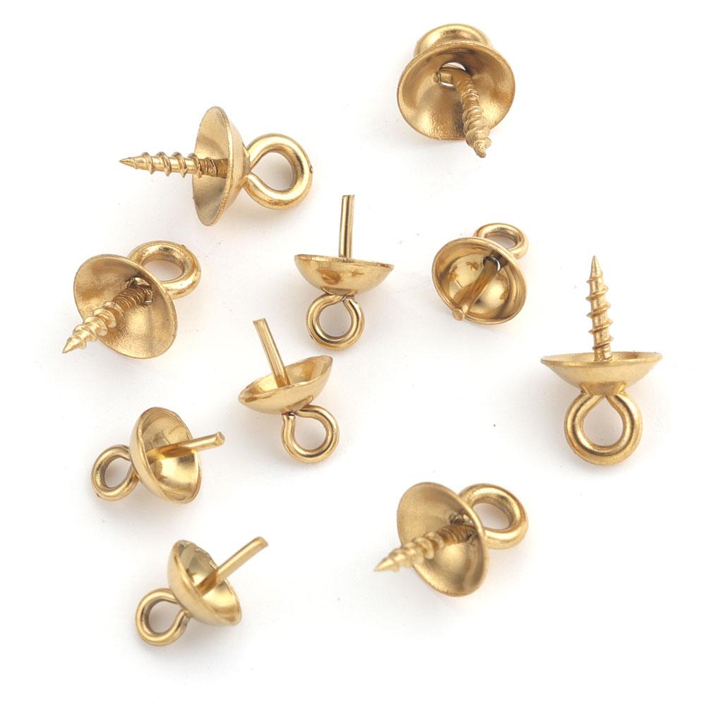 20pcs Stainless Steel Charms Eye Pins Screw Eyes Bails Top Drilled Beads End Caps Pendant DIY Charms Connectors Jewelry Findings
20pcs Stainless Steel Charms Eye Pins Screw Eyes Bails Top Drilled Beads End Caps Pendant DIY Charms Connectors Jewelry Findings