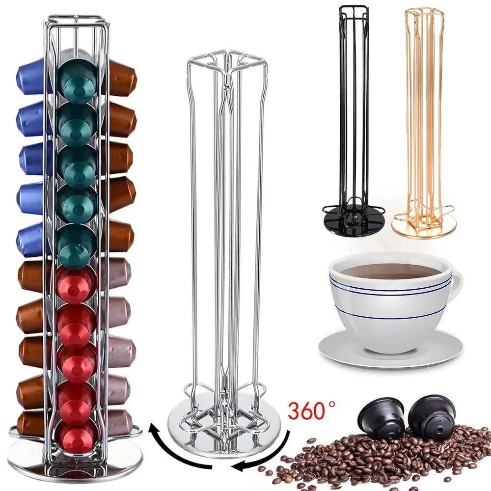 Rotatable Coffee Capsule Organizer Coffee Capsule Display Rack Max Capacity 40 Capsules 360 Degree Rotating Organizer Metal Plat серебряный
Rotatable Coffee Capsule Organizer Coffee Capsule Display Rack Max Capacity 40 Capsules 360 Degree Rotating Organizer Metal Plat серебряный