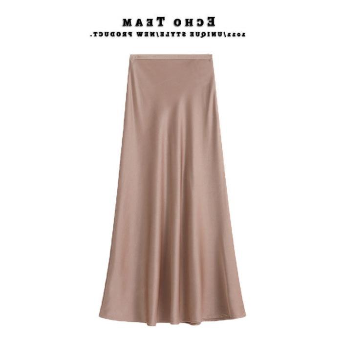Temperament acetic acid satin long dress, high-end drape skirt, high waist hip skirt, women s hip fishtail long skirt 2XL
Temperament acetic acid satin long dress, high-end drape skirt, high waist hip skirt, women s hip fishtail long skirt 2XL