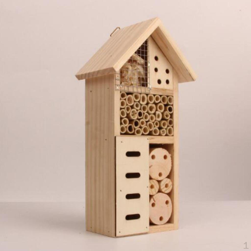 Wooden Hotel Nest Habitat for Garden Outdoor
Wooden Hotel Nest Habitat for Garden Outdoor