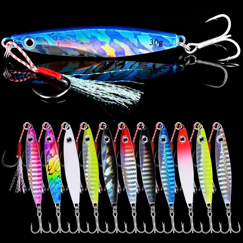 12pcs Pencil Bait Metal Casting Fixture 7/12/17/ 22/ 30/40g Shore Throwing Sea Bass Bait Sinking Artificial Bait Fishing Tackle 7g
12pcs Pencil Bait Metal Casting Fixture 7/12/17/ 22/ 30/40g Shore Throwing Sea Bass Bait Sinking Artificial Bait Fishing Tackle 7g