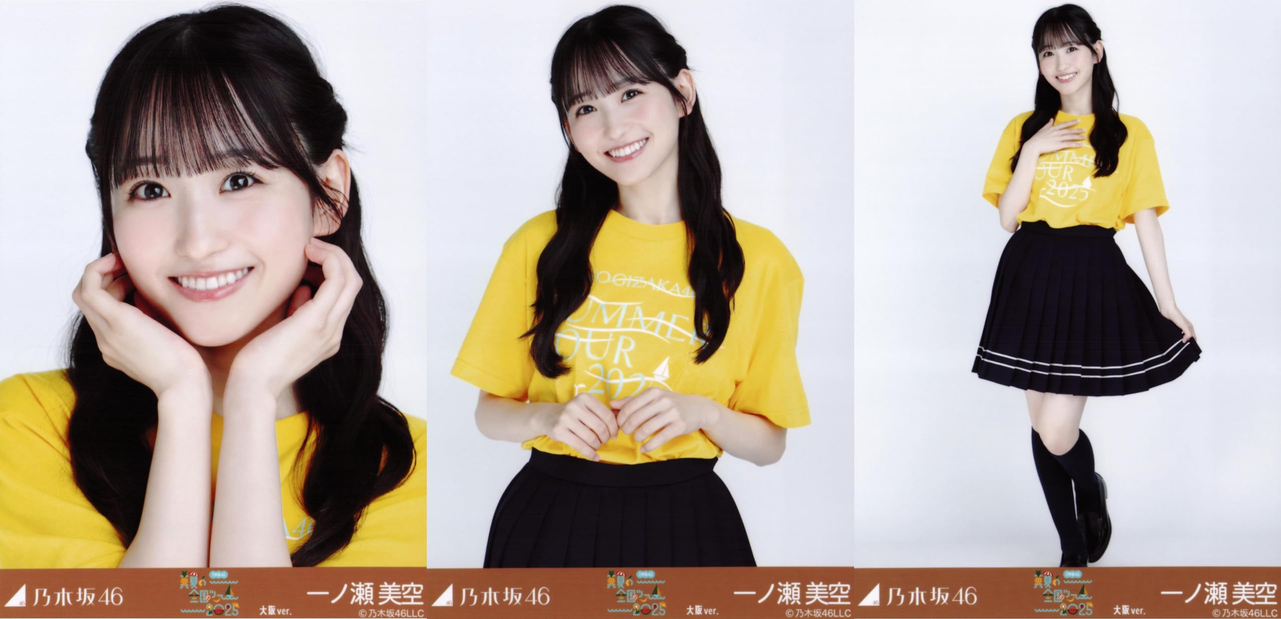 Nogizaka46 Raw Photo Midsummer National Tour 2025 T-shirt Osaka version 3-piece set Ichinose Misora
Nogizaka46 Raw Photo Midsummer National Tour 2025 T-shirt Osaka version 3-piece set Ichinose Misora