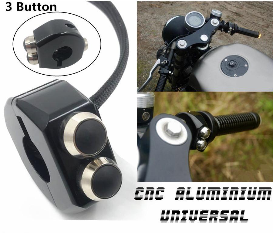 Universal 25mm 1 CNC Momentary Switch CNC Aluminium Alloy Switch Motorcycle Cafe Race Handle Grips Reset Buttons For Honda Yamaha Suzuki
Universal 25mm 1 CNC Momentary Switch CNC Aluminium Alloy Switch Motorcycle Cafe Race Handle Grips Reset Buttons For Honda Yamaha Suzuki