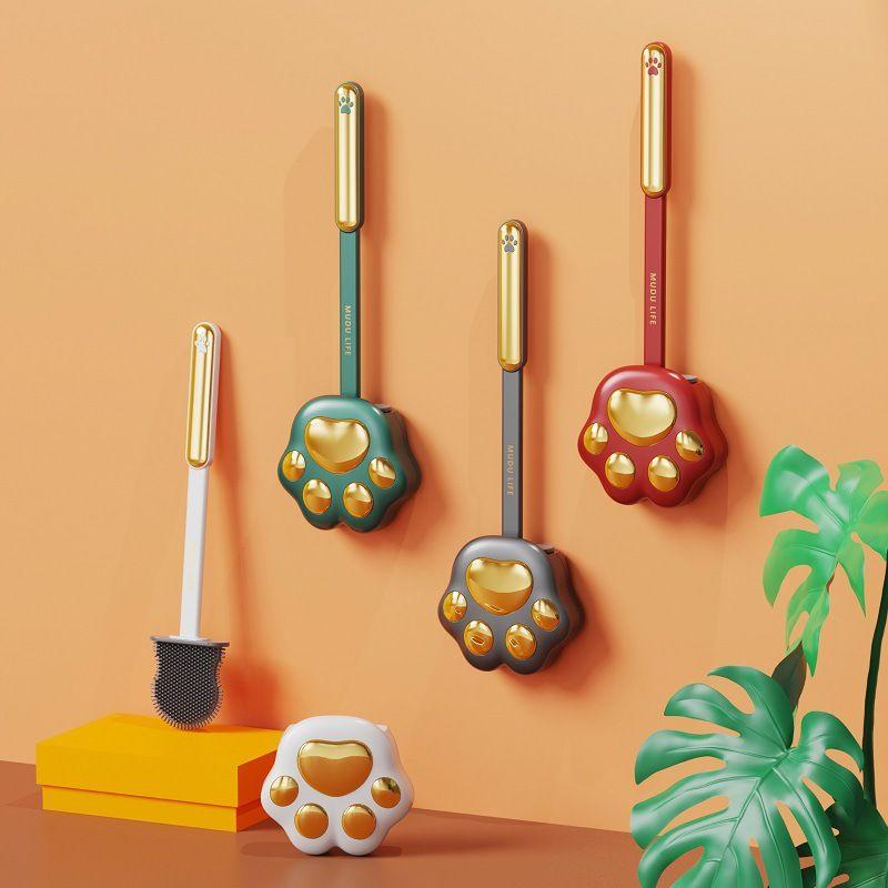 Durable Toilet Brush for Household Blind Spot Cleaning No Need To Drill Holes Wall Mounted Silicone Long Handle Toilet Bathroom Cleaning Brush Black
Durable Toilet Brush for Household Blind Spot Cleaning No Need To Drill Holes Wall Mounted Silicone Long Handle Toilet Bathroom Cleaning Brush Black