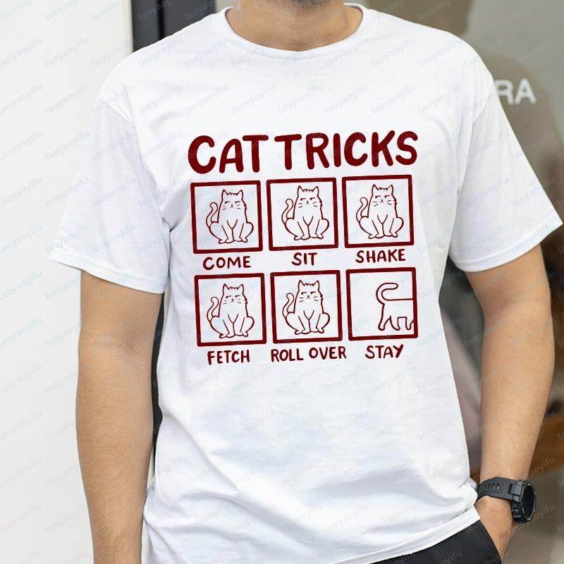 Cat Tricks Unisex T-Shirt Funny Cat Training Meme Casual Cotton Tee Cat Lover Vintage Classic Fashion Streetwear for Men Women 5XL різнокольоровий
Cat Tricks Unisex T-Shirt Funny Cat Training Meme Casual Cotton Tee Cat Lover Vintage Classic Fashion Streetwear for Men Women 5XL різнокольоровий