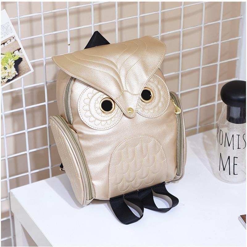 Trendy women s owl backpack casual travel bag fashion personality cartoon threedimensional backpack золотий
Trendy women s owl backpack casual travel bag fashion personality cartoon threedimensional backpack золотий