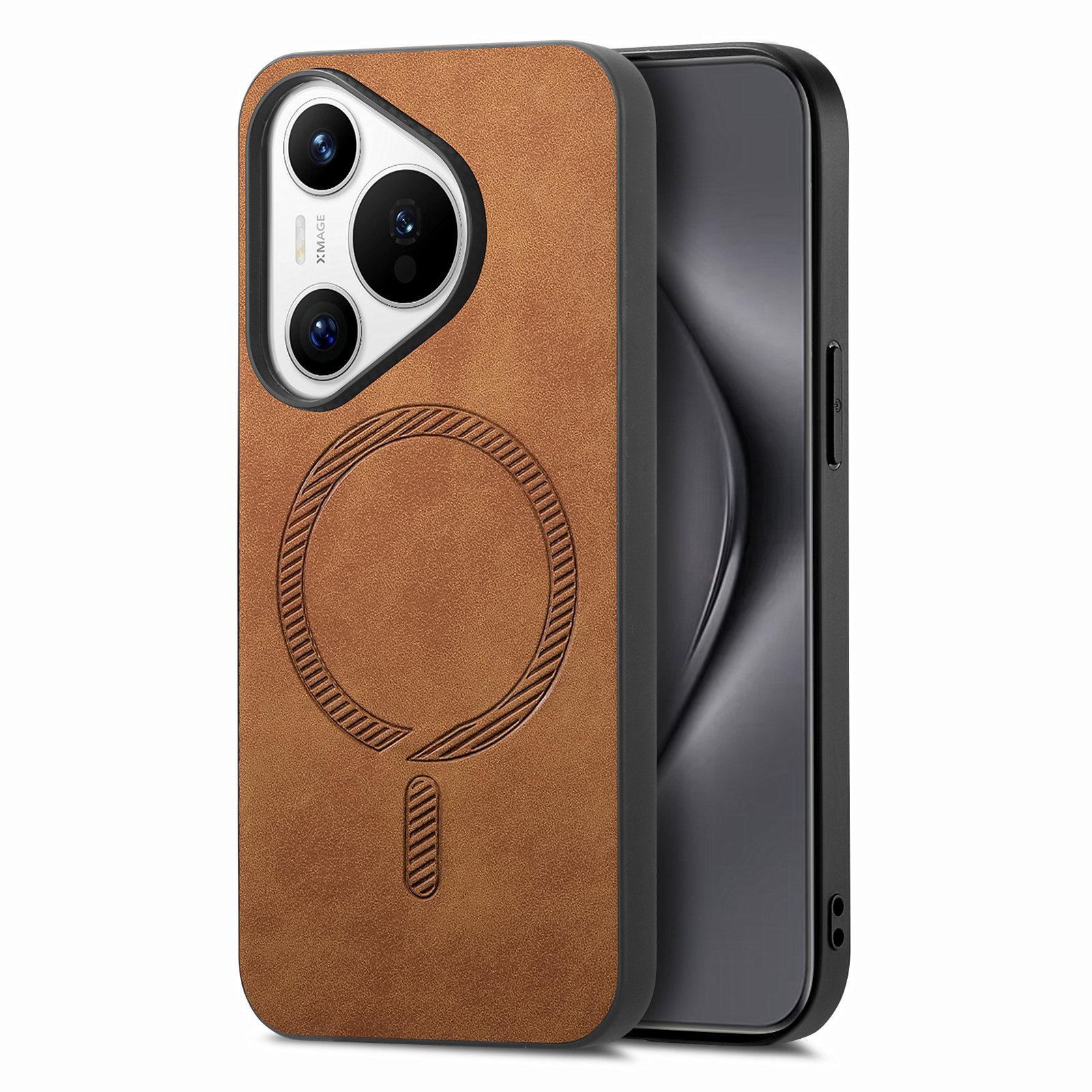 Для Huawei Pura 70 Шкіряний чохол-накладка сумісний з MagSafe Чохол для телефону з покриттям, що приємне на дотик Brown
Для Huawei Pura 70 Шкіряний чохол-накладка сумісний з MagSafe Чохол для телефону з покриттям, що приємне на дотик Brown