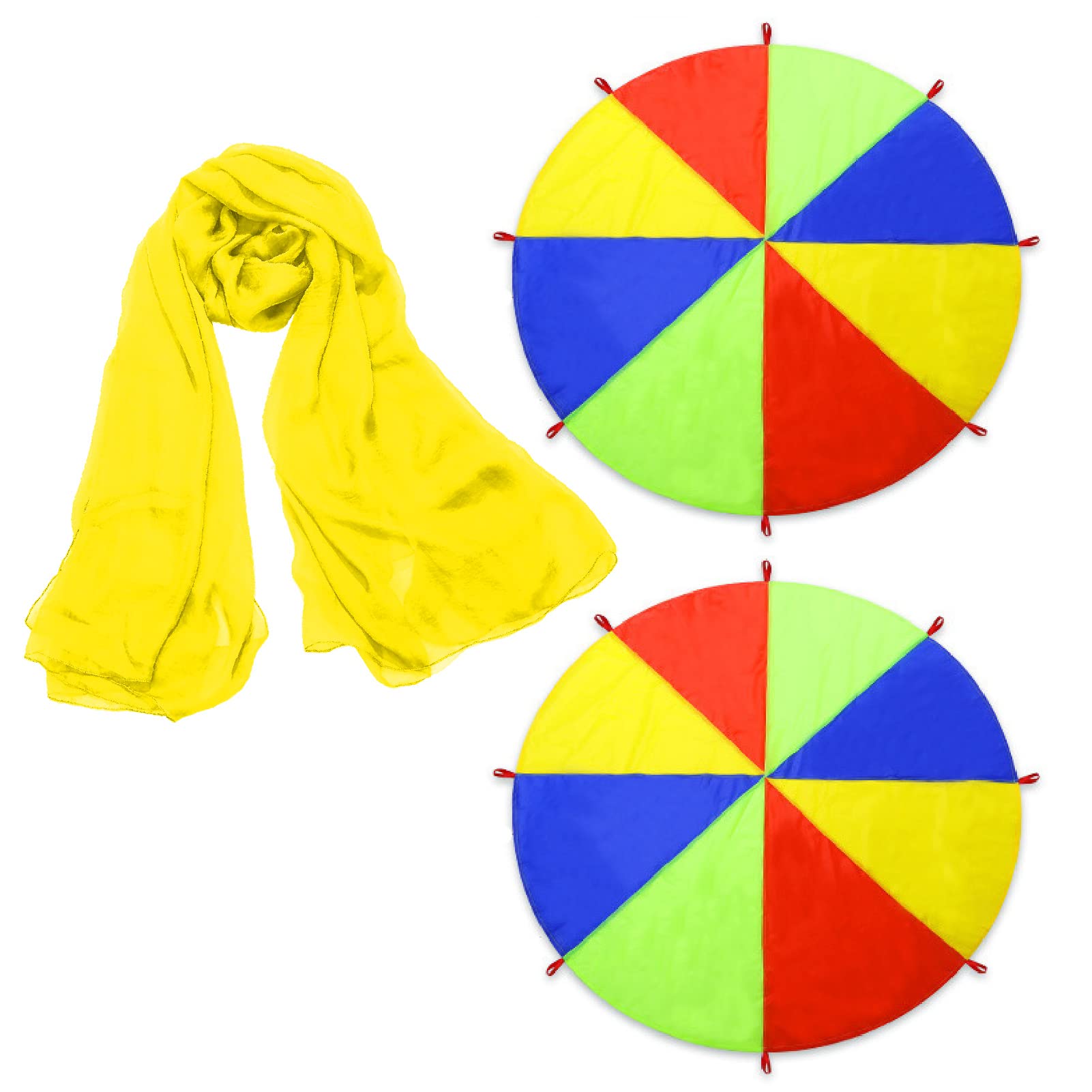Famimueno Para Balloon Play Parachute Rhythmic Veil Fabric Sports Day Game Presentation Yellow Large (Многоцветный 2м, Размер)
Famimueno Para Balloon Play Parachute Rhythmic Veil Fabric Sports Day Game Presentation Yellow Large (Многоцветный 2м, Размер)