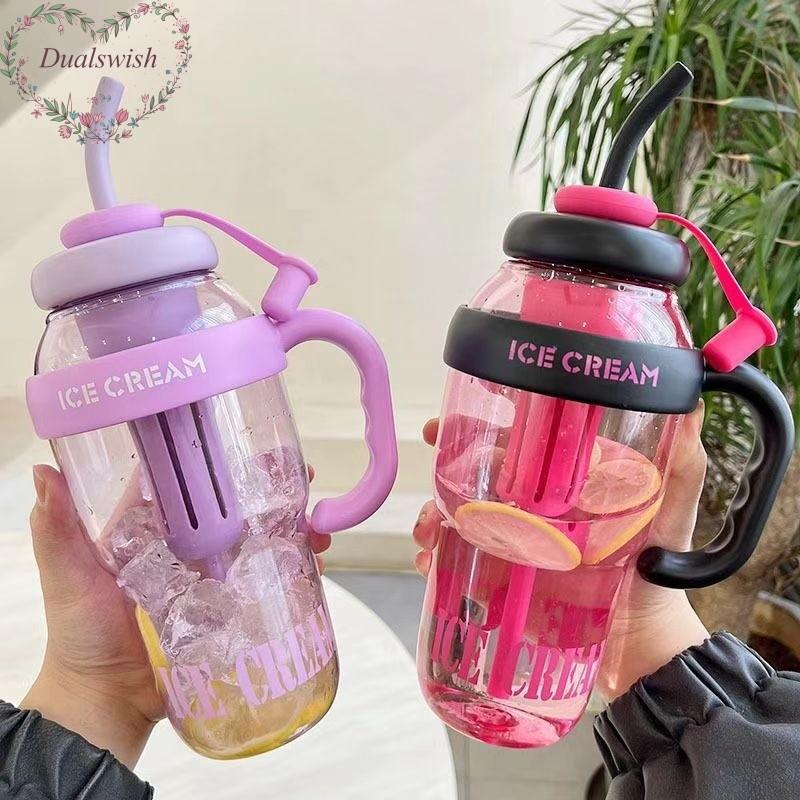 1100ML Large Capacity Portable High Aesthetic Cup with Tea Leakage Portable Straw with Handle Cute Sports Cup Tea Water Separator
1100ML Large Capacity Portable High Aesthetic Cup with Tea Leakage Portable Straw with Handle Cute Sports Cup Tea Water Separator