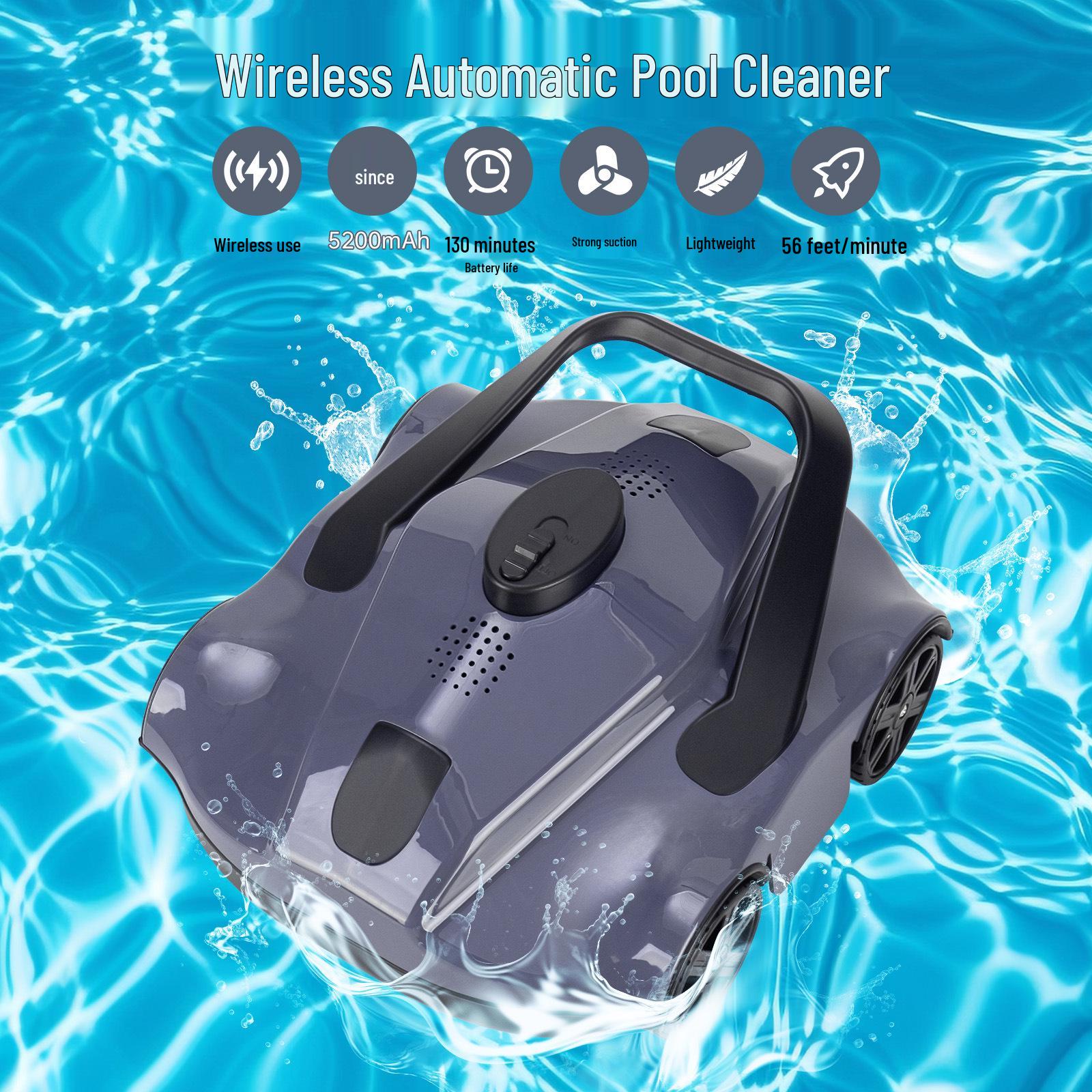 Underwater Pool & Pond Vacuum Skimmer Robot
Underwater Pool & Pond Vacuum Skimmer Robot