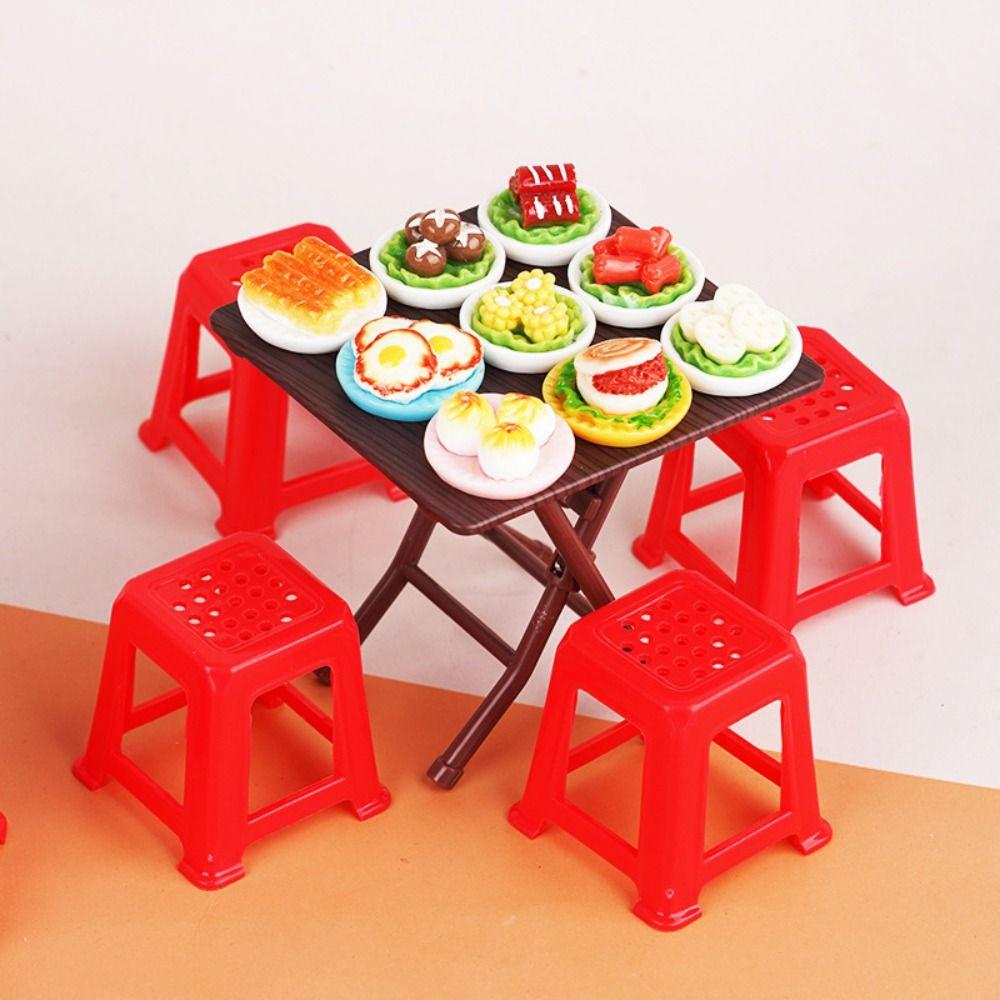 Mini Stool Miniature Dining Table Doll Furniture Dollhouse Small Chair Home Decor Round set
Mini Stool Miniature Dining Table Doll Furniture Dollhouse Small Chair Home Decor Round set