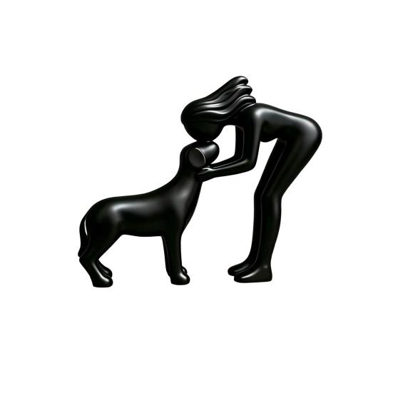 Woman And Dog Sculpture 3D Printed Tabletop Women Kissing Dog Figurine for Living Room Office Home Desk Shelf Decor чёрный
Woman And Dog Sculpture 3D Printed Tabletop Women Kissing Dog Figurine for Living Room Office Home Desk Shelf Decor чёрный