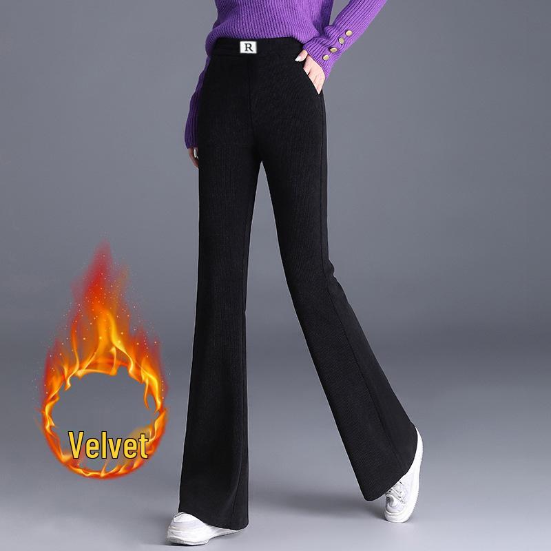 Женские вельветовые брюки с высокой талией и вельветовой подкладкой – Большой размер, Свободные, Стройнящие, Микроклеш, Длинные брюки для осени/зимы. 5XL (recommended 140-160 jin)
Женские вельветовые брюки с высокой талией и вельветовой подкладкой – Большой размер, Свободные, Стройнящие, Микроклеш, Длинные брюки для осени/зимы. 5XL (recommended 140-160 jin)
