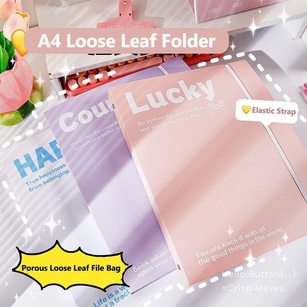 Loose Leaf Data Book Detachable Exam Paper Storage Bag INS Style File Bag Students 4PCS Inner Bag
Loose Leaf Data Book Detachable Exam Paper Storage Bag INS Style File Bag Students 4PCS Inner Bag