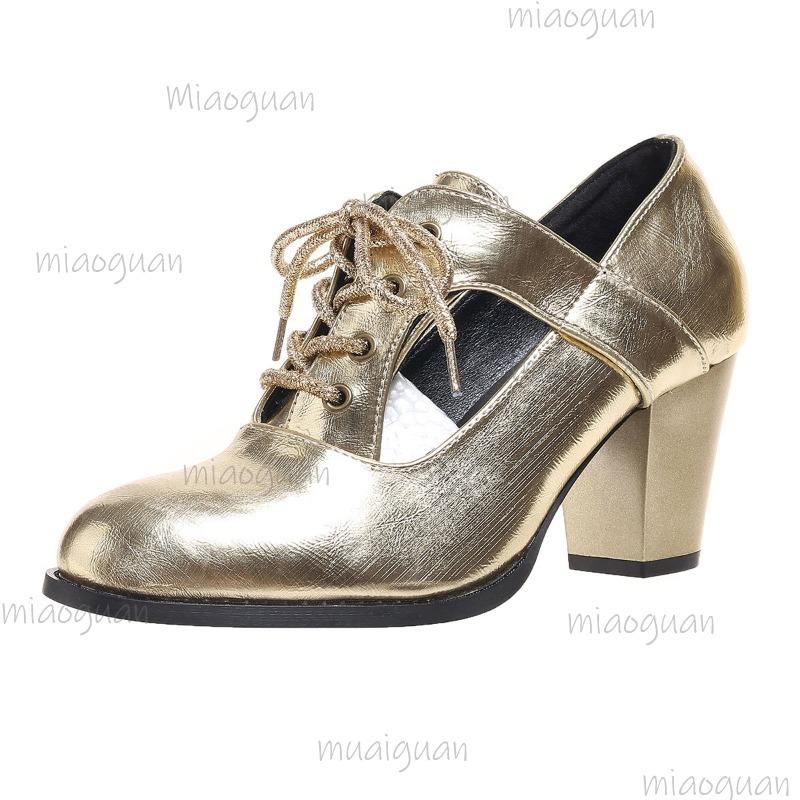 Patent Leather Cutout Chunky Heel Pumps Lace-Up Pointed Toe Dress Shoes Stylish High Heel Shoes for Office Work Fashion Casual 43
Patent Leather Cutout Chunky Heel Pumps Lace-Up Pointed Toe Dress Shoes Stylish High Heel Shoes for Office Work Fashion Casual 43