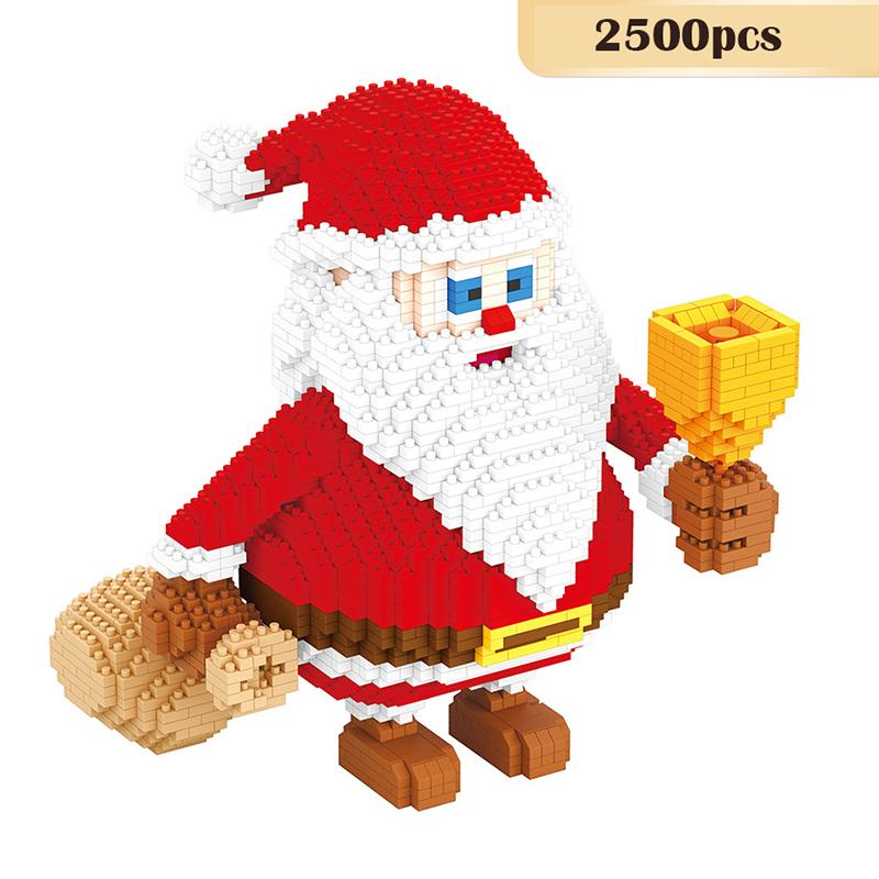 2500 шт., 3D модель Санта-Клауса, строительные блоки, мультяшная статуя персонажа с Рождеством, сделай сам, собранный кирпич, детская игрушка в подарок
2500 шт., 3D модель Санта-Клауса, строительные блоки, мультяшная статуя персонажа с Рождеством, сделай сам, собранный кирпич, детская игрушка в подарок