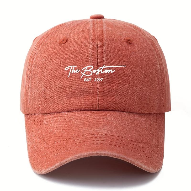 Unisex Casual Baseball Cap with The Boston Vintage Washed Outdoor Hat помаранчевий
Unisex Casual Baseball Cap with The Boston Vintage Washed Outdoor Hat помаранчевий