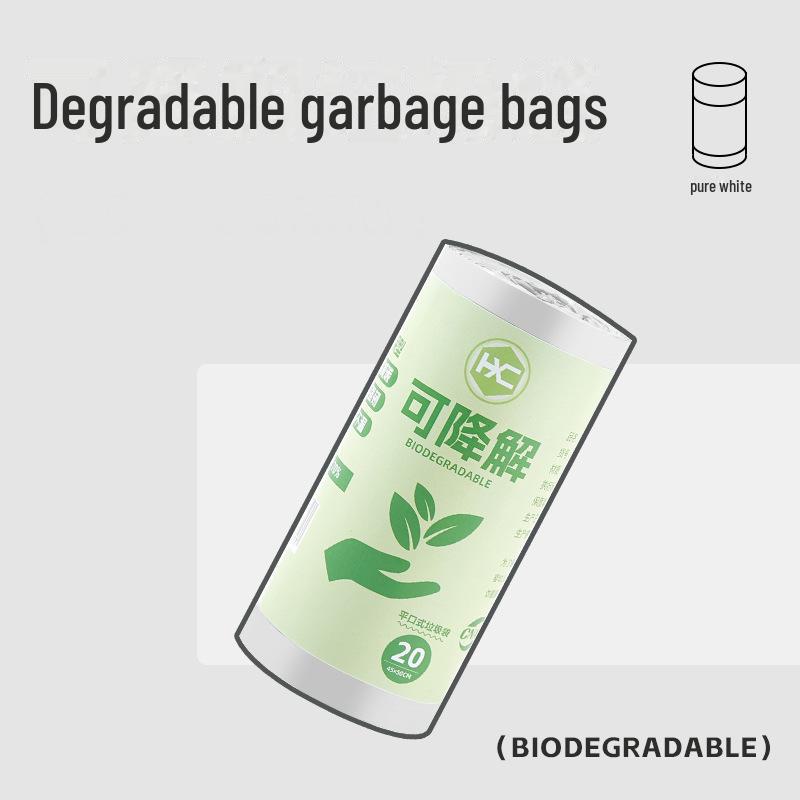 Компостовані мішки для сміття, що піддаються біорозкладанню, потовщений плоский дизайн, готові 45x50cm, 20 bags/roll білий
Компостовані мішки для сміття, що піддаються біорозкладанню, потовщений плоский дизайн, готові 45x50cm, 20 bags/roll білий