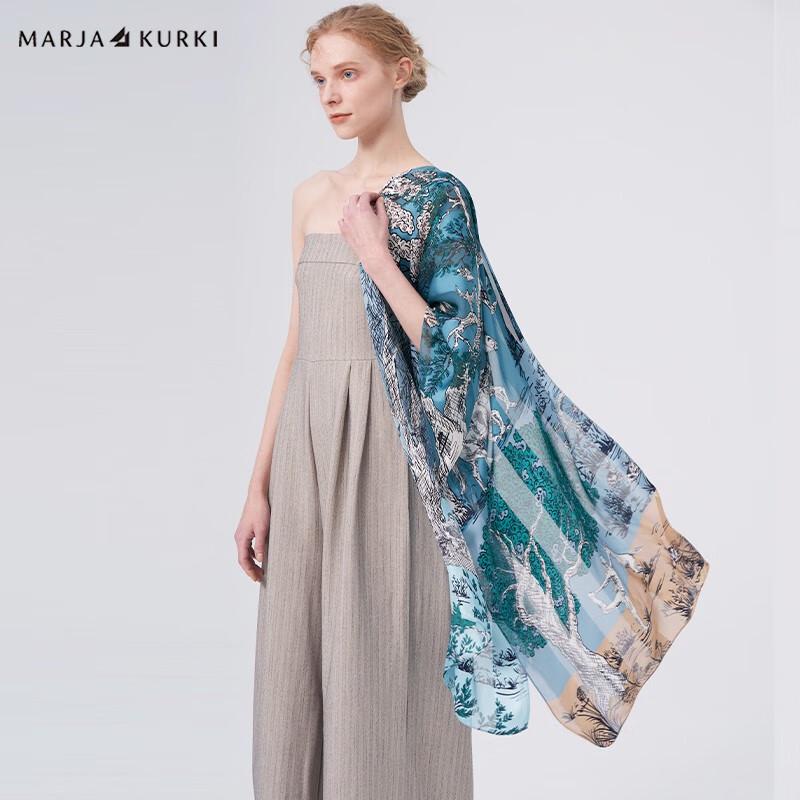 MARJA KURKI Summer Marsh Mulberry Silk Scarf
MARJA KURKI Summer Marsh Mulberry Silk Scarf