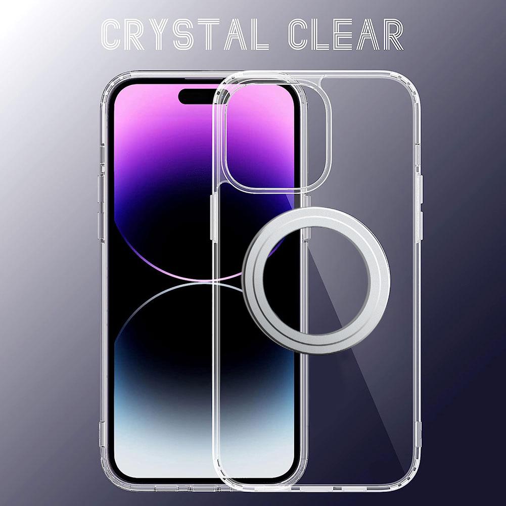 Magnetic Clear Case for iPhone 14 Pro Max Compatible with MagSafe TPU+PC Drop Protection Phone Cover Transparent
Magnetic Clear Case for iPhone 14 Pro Max Compatible with MagSafe TPU+PC Drop Protection Phone Cover Transparent