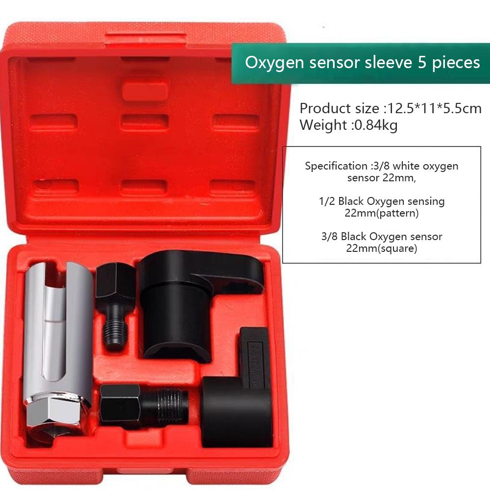 Oxygen Sensor Wrench Kit for Automotive O2 Socket Removal Install Offset Vacuum Sensor Socket Thread Chaser Hand Tool Set
Oxygen Sensor Wrench Kit for Automotive O2 Socket Removal Install Offset Vacuum Sensor Socket Thread Chaser Hand Tool Set