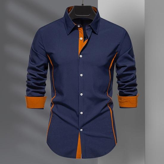Yousheng Fall Men Shirt Turn-down Collar Buttons Long Sleeves Solid Color Slim Fit Mid Length Casual Formal Business Commute Top S чёрный
Yousheng Fall Men Shirt Turn-down Collar Buttons Long Sleeves Solid Color Slim Fit Mid Length Casual Formal Business Commute Top S чёрный