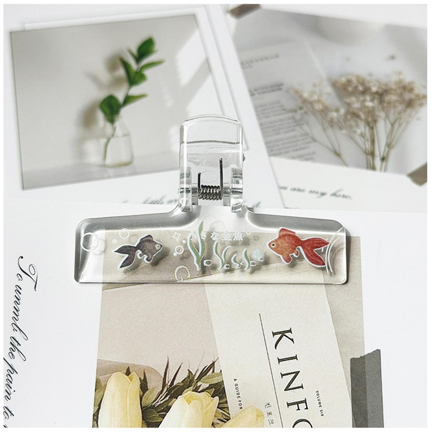 Transparent Acrylic Goldfish Binder Clips Student Office Supply For Book Planner Paper Piano Score Document Ticket Organizer золота рибка
Transparent Acrylic Goldfish Binder Clips Student Office Supply For Book Planner Paper Piano Score Document Ticket Organizer золота рибка