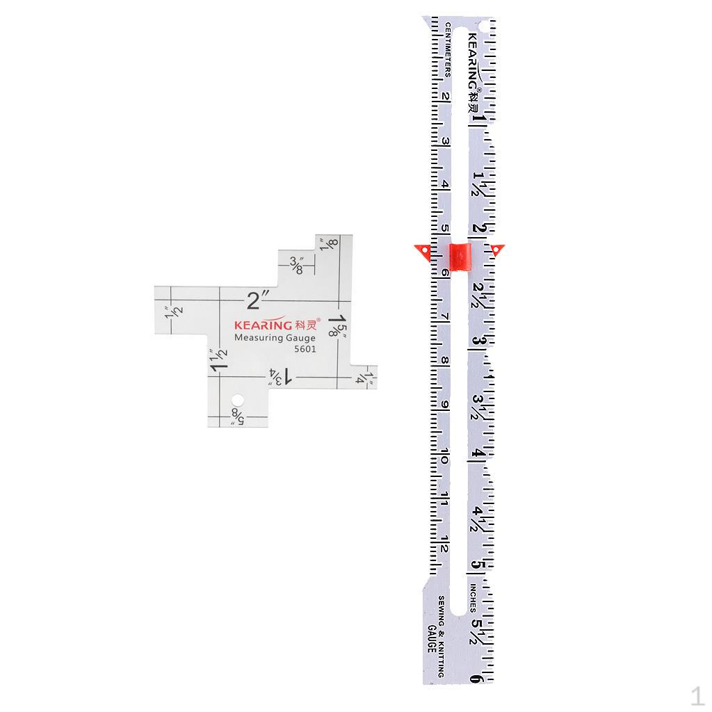 2 Pieces 2 /6 Measuring Gauges Metric Rulers Sewing Quilt Measurement
2 Pieces 2 /6 Measuring Gauges Metric Rulers Sewing Quilt Measurement