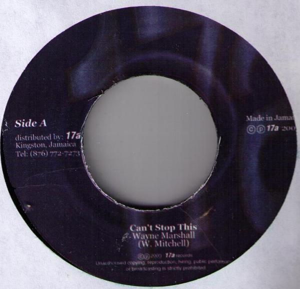 7-дюймовая пластинка WAYNE MARSHALL / SIZZLA - Can t Stop This / No Escape NONE 17a 2003 Ямайка Регги, Ска и Даб Б/У
7-дюймовая пластинка WAYNE MARSHALL / SIZZLA - Can t Stop This / No Escape NONE 17a 2003 Ямайка Регги, Ска и Даб Б/У