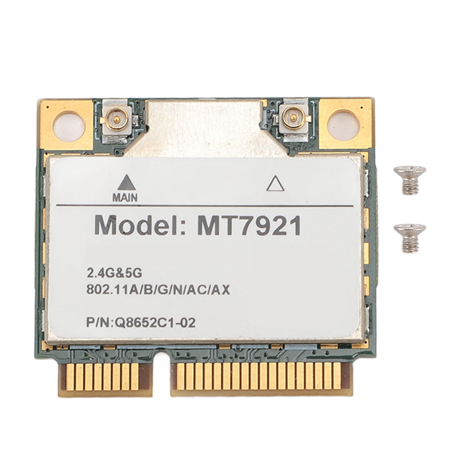 Wireless Network Card Adapter 5GHz 1200Mbps 2.4GHz 574Mbps Mini PCIE Interface Bluetooth 5.2 WiFi 6
Wireless Network Card Adapter 5GHz 1200Mbps 2.4GHz 574Mbps Mini PCIE Interface Bluetooth 5.2 WiFi 6