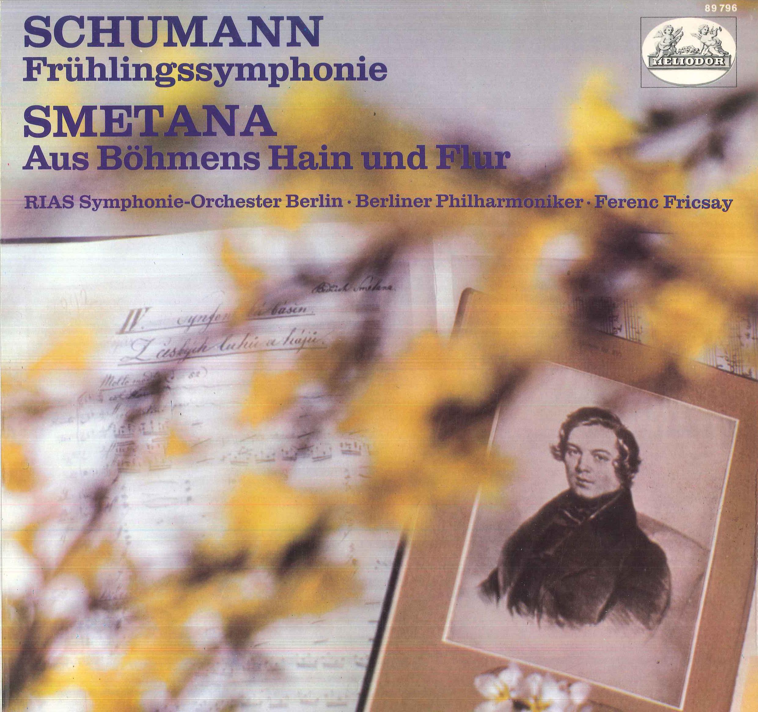 LP Record SCHUMANN SMETANA FERENC FRICSAY Fruhlingssymphony Aus Bohmens Hai 89796 HELIODOR Germany Classical Used
LP Record SCHUMANN SMETANA FERENC FRICSAY Fruhlingssymphony Aus Bohmens Hai 89796 HELIODOR Germany Classical Used
