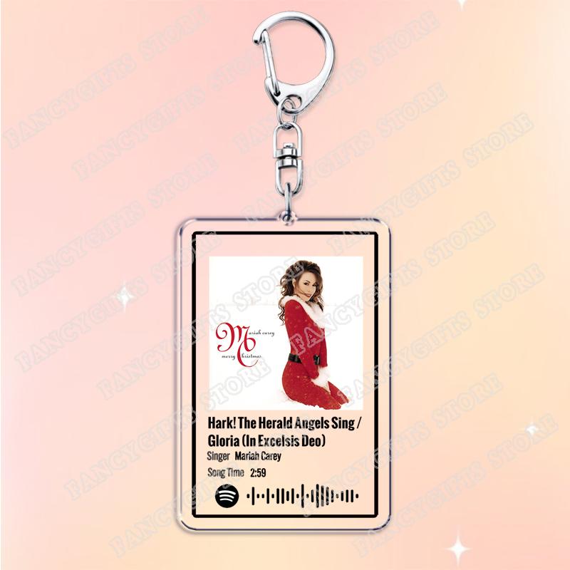 All I Want for Christmas Is You Music Keychains for Women Accessories Bag Santa Claus Coming Keying Jewelry Fans Festival Gifts
All I Want for Christmas Is You Music Keychains for Women Accessories Bag Santa Claus Coming Keying Jewelry Fans Festival Gifts