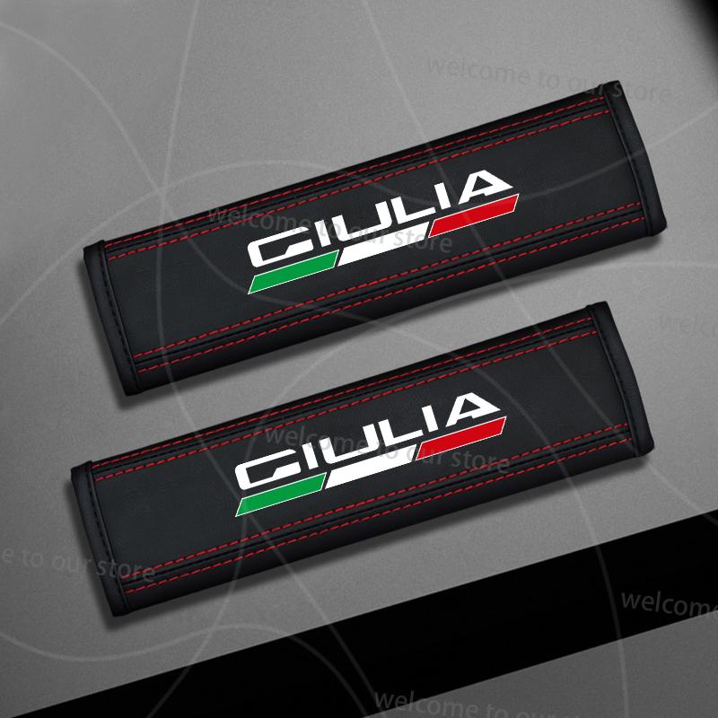 2pcs/set Car For Giulietta Giulia Mito Stelvio Q4 Emblem Flag Of Italy Logo Leather Styling Seat Belt Cover Padding Pad
2pcs/set Car For Giulietta Giulia Mito Stelvio Q4 Emblem Flag Of Italy Logo Leather Styling Seat Belt Cover Padding Pad