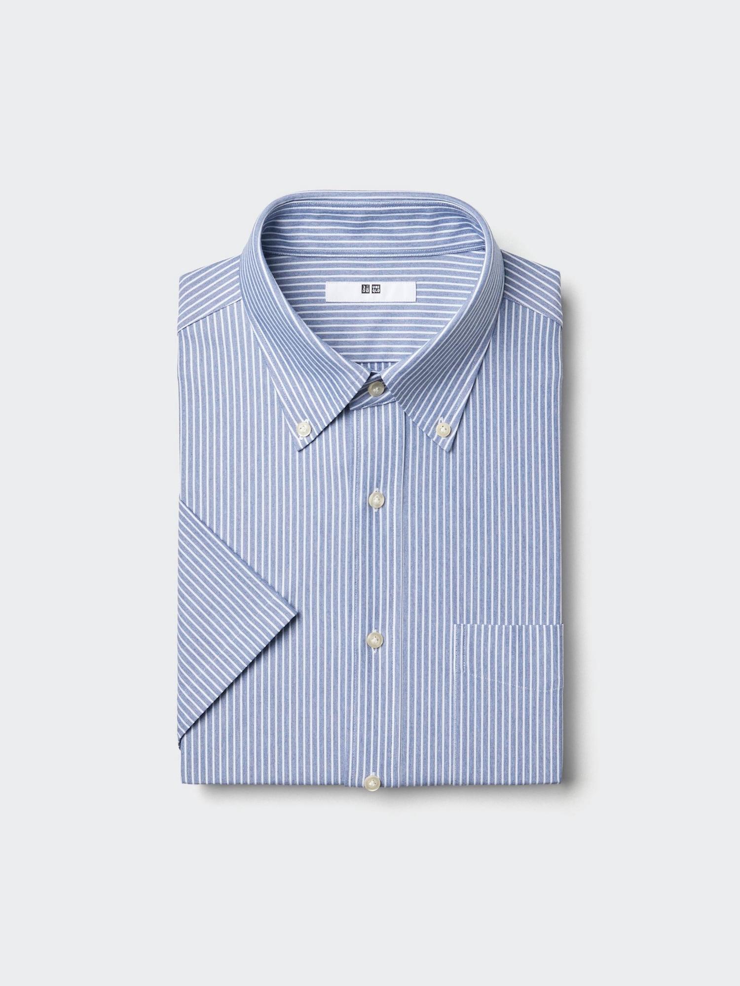 Uniqlo Dry Non Iron Jersey Shirt Short Sleeve Striped D 68 BLUE/MEN S
Uniqlo Dry Non Iron Jersey Shirt Short Sleeve Striped D 68 BLUE/MEN S