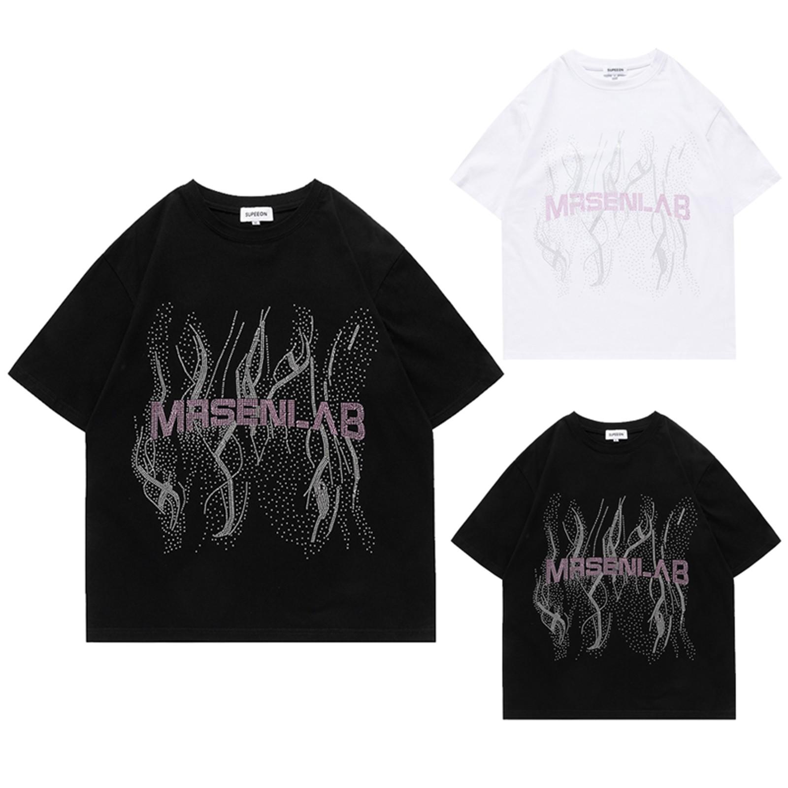 Мужская летняя повседневная хлопковая хип-хоп ретро пламя письмо принт футболка с коротким рукавом мужские топы
Мужская летняя повседневная хлопковая хип-хоп ретро пламя письмо принт футболка с коротким рукавом мужские топы