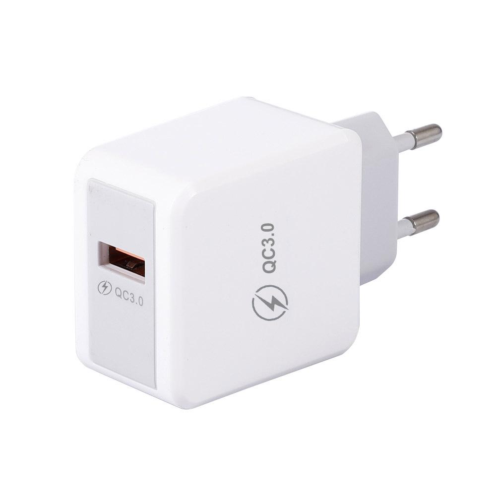 QC 3.0 Fast Charger: UK, US, EU Spec Travel Phone Charger
QC 3.0 Fast Charger: UK, US, EU Spec Travel Phone Charger