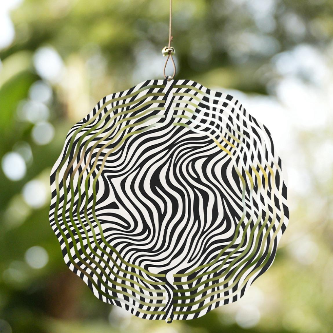10 Inch Hanging Wind Chime Black White Pattern Elegant Courtyard Decoration with 360 Rotating Hook Unique Dynamic Design Gift for Friends 01A
10 Inch Hanging Wind Chime Black White Pattern Elegant Courtyard Decoration with 360 Rotating Hook Unique Dynamic Design Gift for Friends 01A