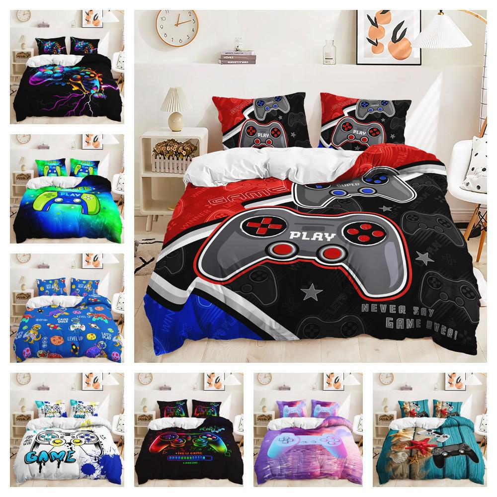 Cross-Border Gaming Controller Duvet Cover Set - 3-Piece Bedding for Kids Room (European/American Style) 135x200 cm (2-piece set)
Cross-Border Gaming Controller Duvet Cover Set - 3-Piece Bedding for Kids Room (European/American Style) 135x200 cm (2-piece set)