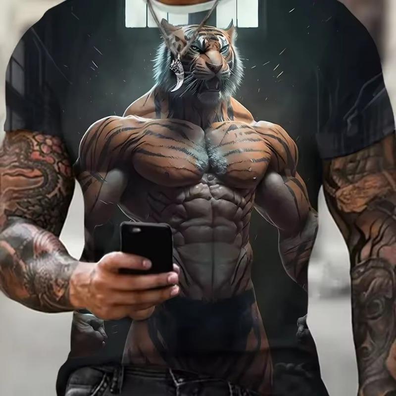 Забавная мужская футболка с 3d принтом в виде курицы, футболки с короткими рукавами и рисунком собаки, уличная одежда большого размера, летние повседневные мужские топы XS
Забавная мужская футболка с 3d принтом в виде курицы, футболки с короткими рукавами и рисунком собаки, уличная одежда большого размера, летние повседневные мужские топы XS