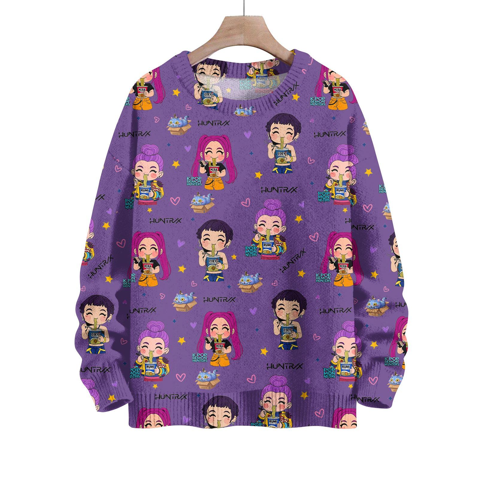 Свитшоты для женщин Вязаный свитер Милая рубашка Осенний круглый вырез Пуловер Топы XXL фиолетовый
Свитшоты для женщин Вязаный свитер Милая рубашка Осенний круглый вырез Пуловер Топы XXL фиолетовый