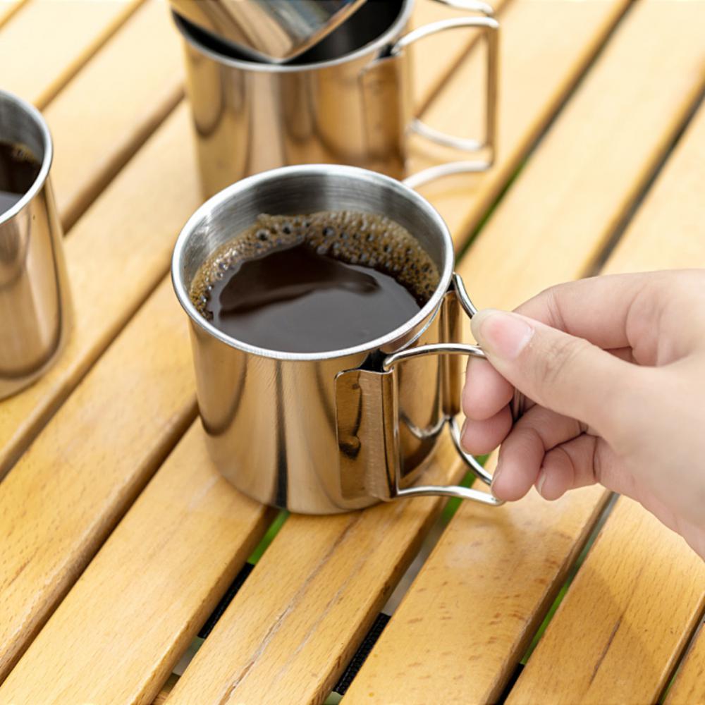 250/350/500ML Camping Cup Portable Carabiner s Outdoor Water Mug with Foldable Handle Kitchen DrinkwareStainless Steel 1L
250/350/500ML Camping Cup Portable Carabiner s Outdoor Water Mug with Foldable Handle Kitchen DrinkwareStainless Steel 1L