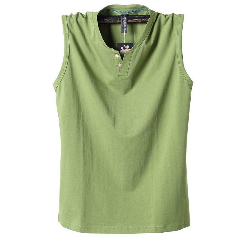Summer Men s Sleeveless Cotton Sports T-shirts Large Size Loose Men s Vest Cut Shoulder T-shirt Breathable Absorb Sweat Casual 6XL зелений
Summer Men s Sleeveless Cotton Sports T-shirts Large Size Loose Men s Vest Cut Shoulder T-shirt Breathable Absorb Sweat Casual 6XL зелений