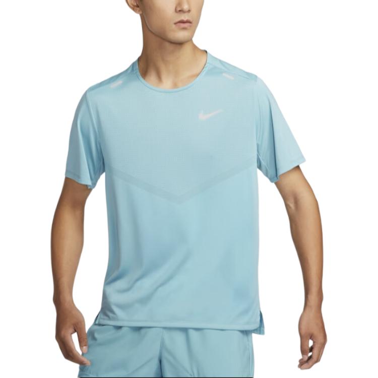 Nike Dri-FIT Rise 365 Logo Print Round Neck Pullover Quick-Dry Breathable Short Sleeve T-Shirt Men Tops Denim-Blue CZ9185464 S
Nike Dri-FIT Rise 365 Logo Print Round Neck Pullover Quick-Dry Breathable Short Sleeve T-Shirt Men Tops Denim-Blue CZ9185464 S