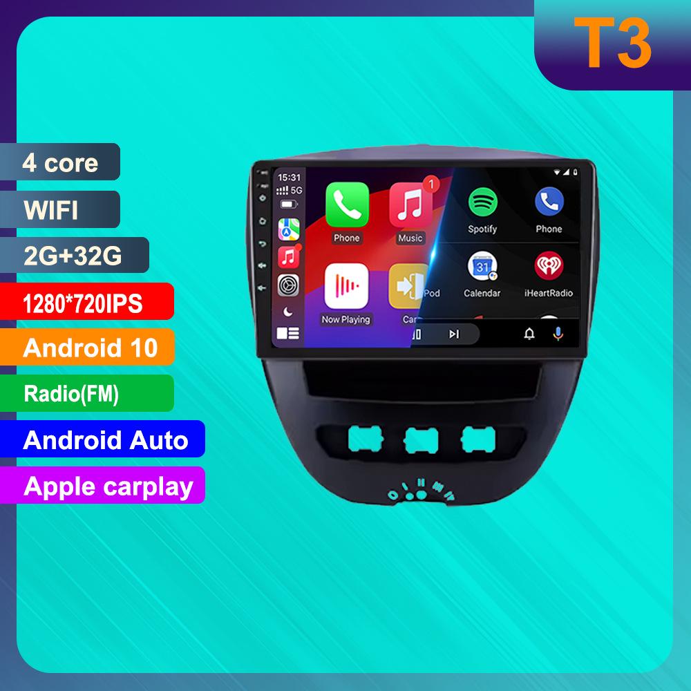 Android Car Navigation & Reverse Camera with CarPlay for Peugeot 107, Toyota Aygo, Citroën C1
Android Car Navigation & Reverse Camera with CarPlay for Peugeot 107, Toyota Aygo, Citroën C1